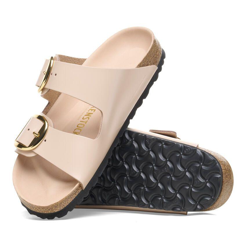 Ciabatta Arizona Big Buckle shine beige Birkenstock 1026553 