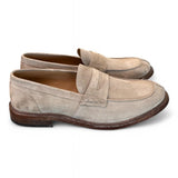 Mocassino suede beige Franco Fedele<BR/> 