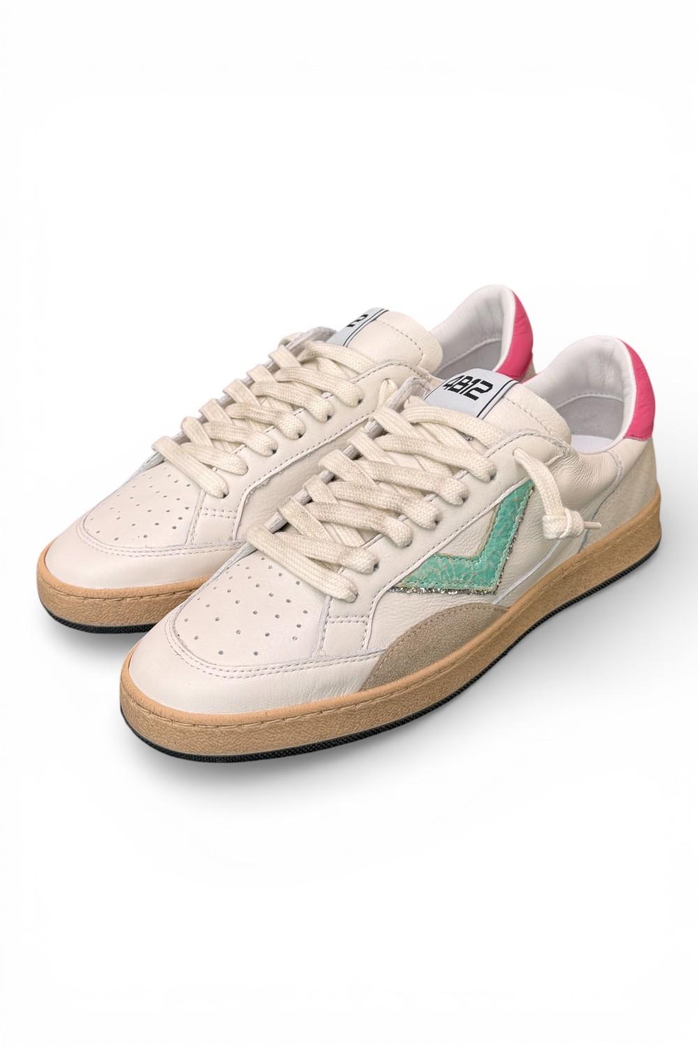 Sneaker donna 4B12 Play New D2001 bianca 