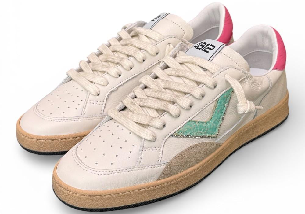 Sneaker donna 4B12 Play New D2001 bianca 