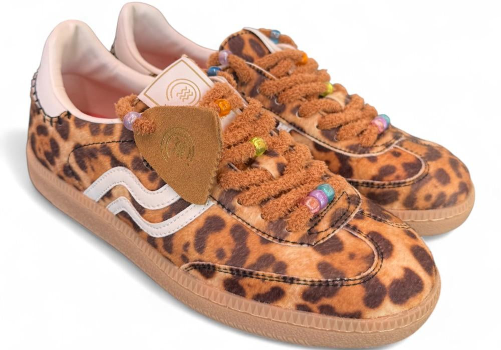 Sneaker donna low animalier Primabase <BR/> 