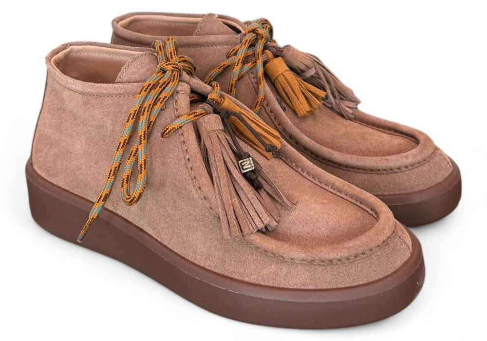 Polacco ingegnere suede taupe Meliné 