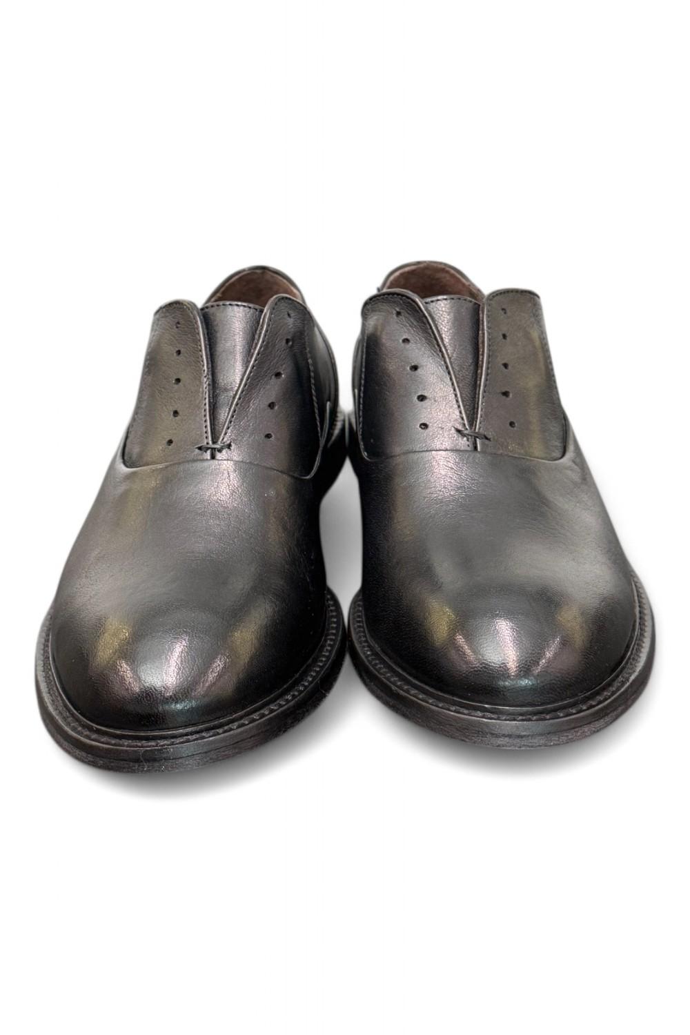 Scarpa uomo No-laces nera F.lli Rennella 