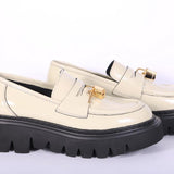 Mocassino lucchetto naplak panna XL Stokton<BR/> 
