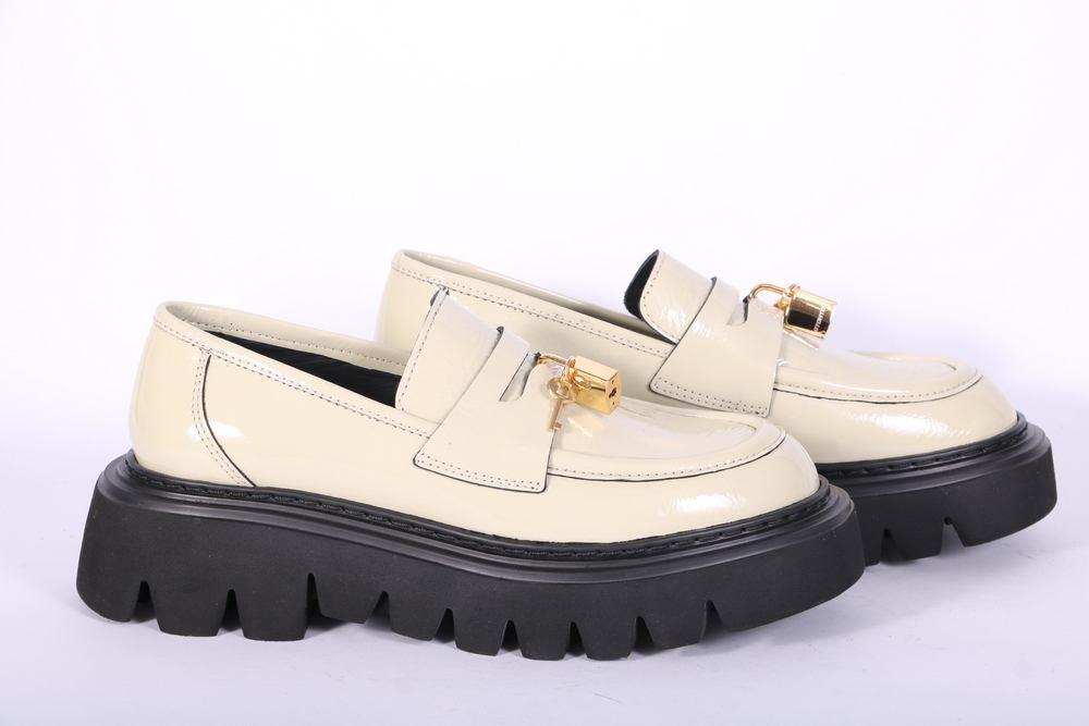 Mocassino lucchetto naplak panna XL Stokton<BR/> 