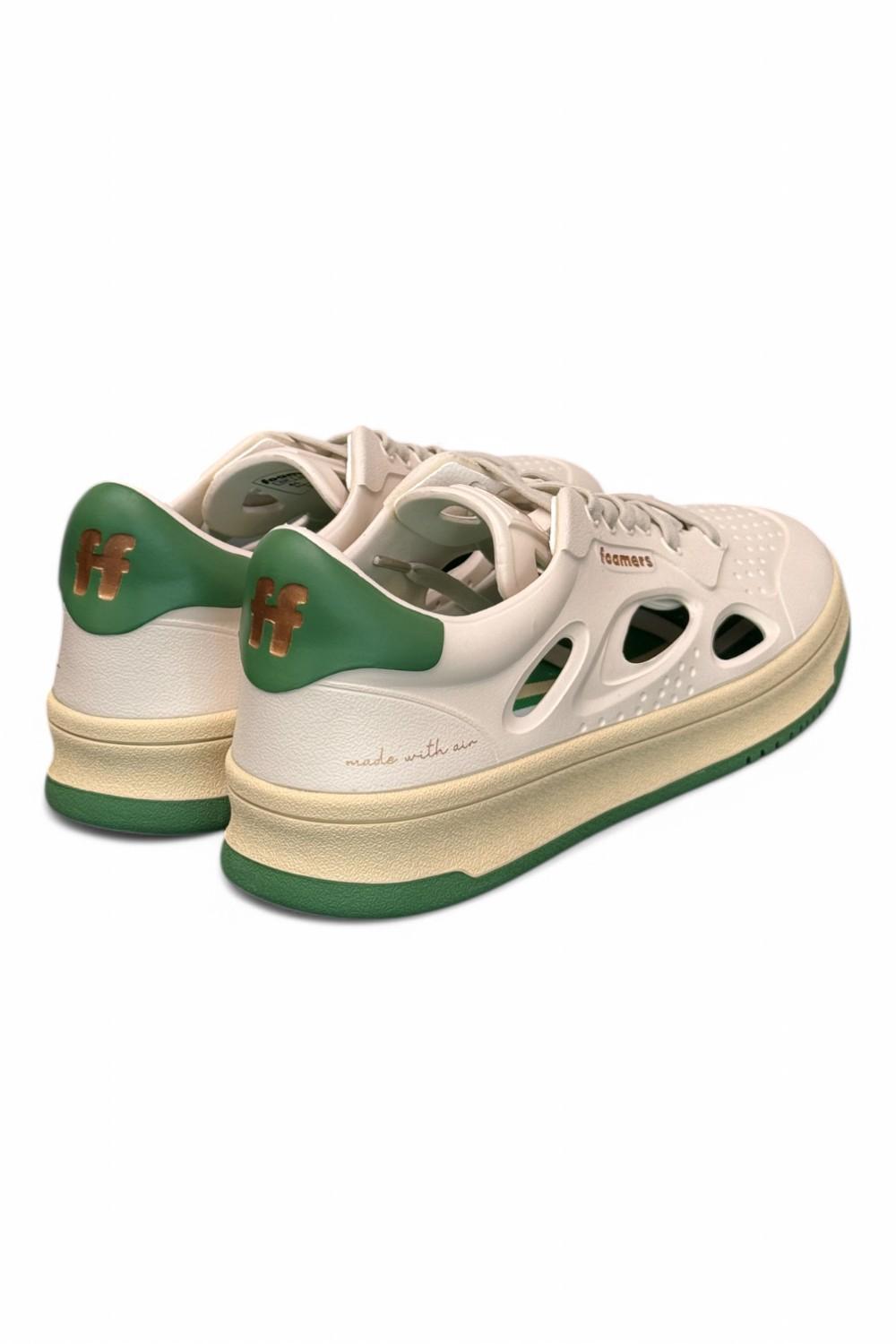 Sneaker Foamers Eva bianco verde <BR/> 