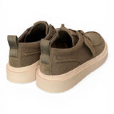Scarpa uomo Polden Moc tela fango Clarks<BR/> 