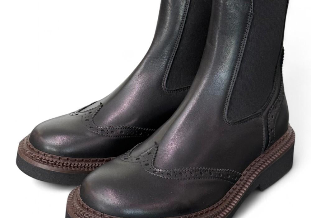 Beatles imperiale pelle nera Crown<BR/> 