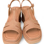 Sandalo rafia grano zeppa 90 Bruno Premi<BR/> 