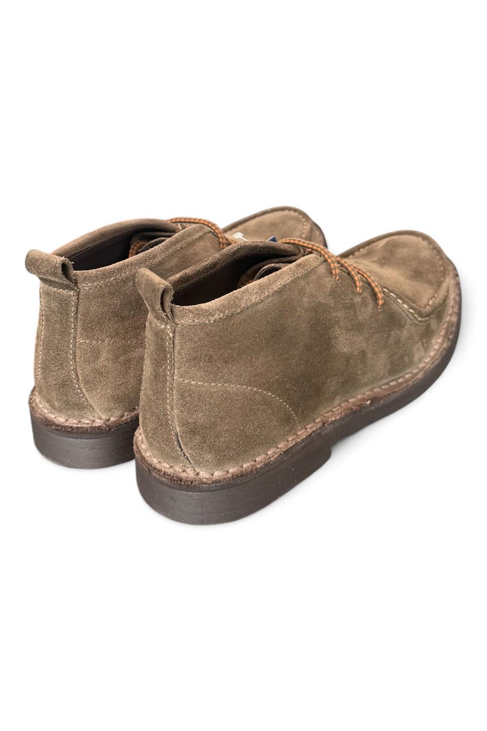 Polacco cucitura suede tortora Kebo 