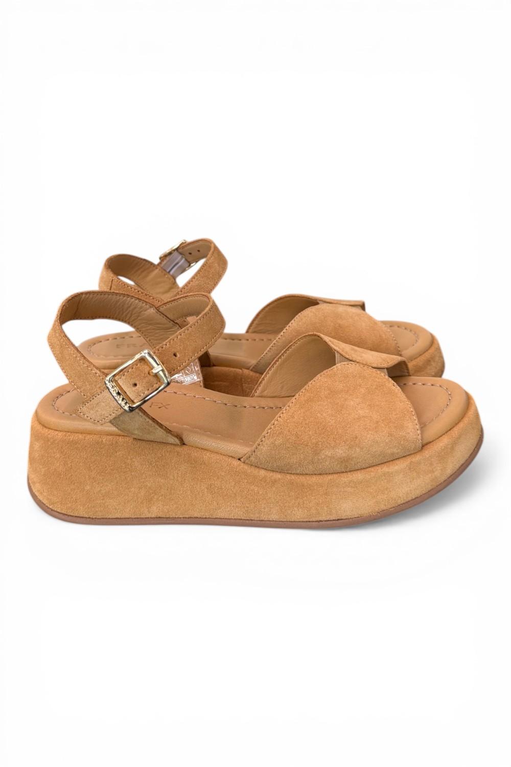 Sandalo fascia suede lion Z50 Frau 