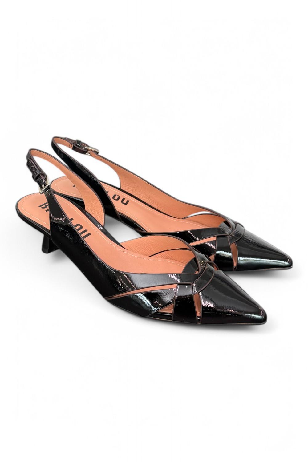 Slingback Bibi Lou incroci naplak nero tacco 