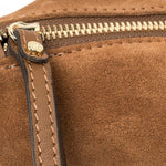 Pochette Nora suede caramello Gianni Chiarini<BR/> 