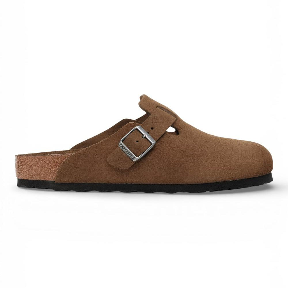 Sabot Boston Birkenstock Suede dark tea 1030861 