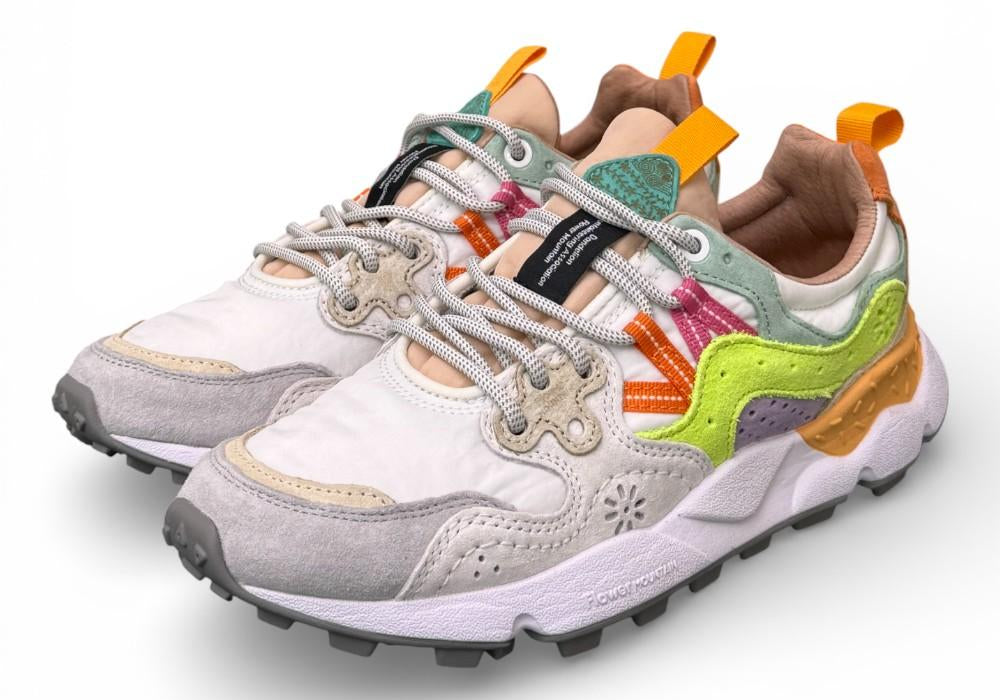 Sneaker donna Yamano 3 1n21 white mango multi Flower Mountain 