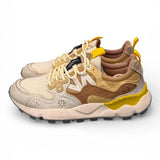 Sneaker donna Yamano 3 1E44 beige brown yellow  Flower Mountain 