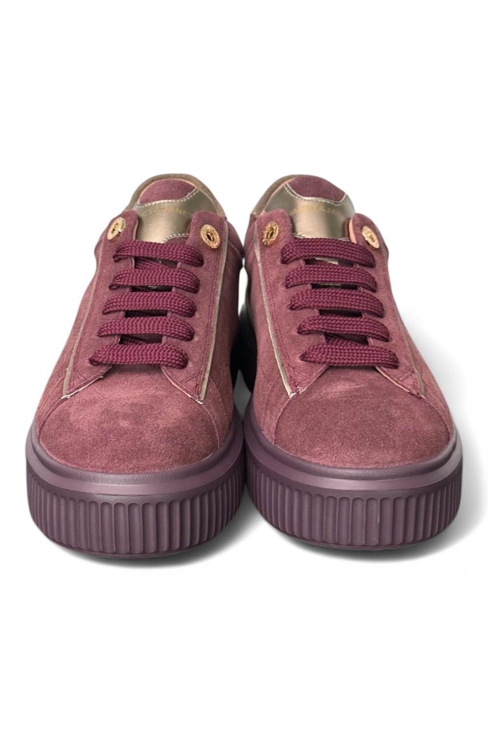 Sneaker donna suede bordeaux Janet & Janet 