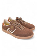 Sneaker uomo low suede cuoio Primabase