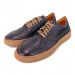 Sneaker pelle blu F.lli Rennella 