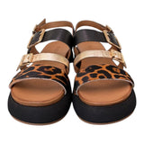Sandalo fasce multicolor leo z 40 Inuovo<BR/> 