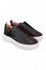 Sneaker donna Wembley slip on black Alexander Smith