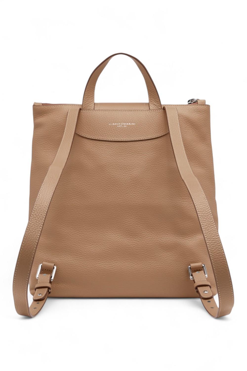 Zaino Giada pelle clay Gianni Chiarini<BR/> 