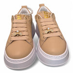 Sneaker Pia Gioplus pelle nude cavigliera 