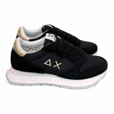 Sneaker donna SUN 68 ALLY black gold silver 