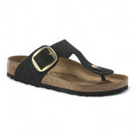 Ciabatta Gizeh Big Buckle nabuk black Birkenstock 1023966 