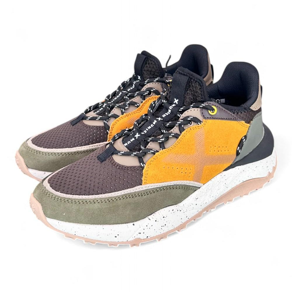 Sneaker uomo Doro verde nero giallo munich 