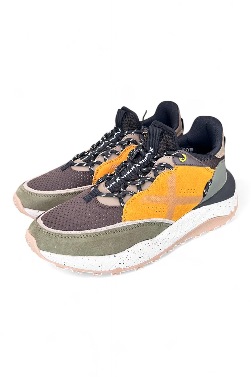 Sneaker uomo Doro verde nero giallo munich 