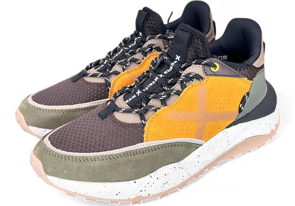 Sneaker uomo Doro verde nero giallo munich 