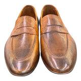 Mocassino cuoio tuffato Pawelks<BR/> 