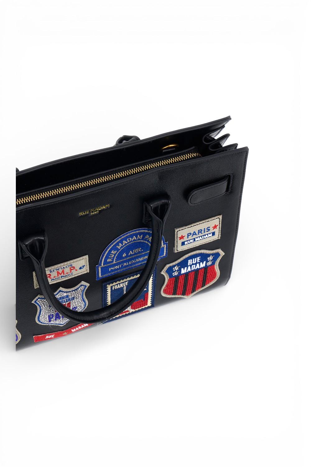 Shoppin St. Germain patch black Rue Madam 