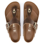 Ciabatta Gizeh Big Buckle cognac oiled leather Birkenstock 1018745 