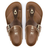 Ciabatta Gizeh Big Buckle cognac oiled leather Birkenstock 1018745 