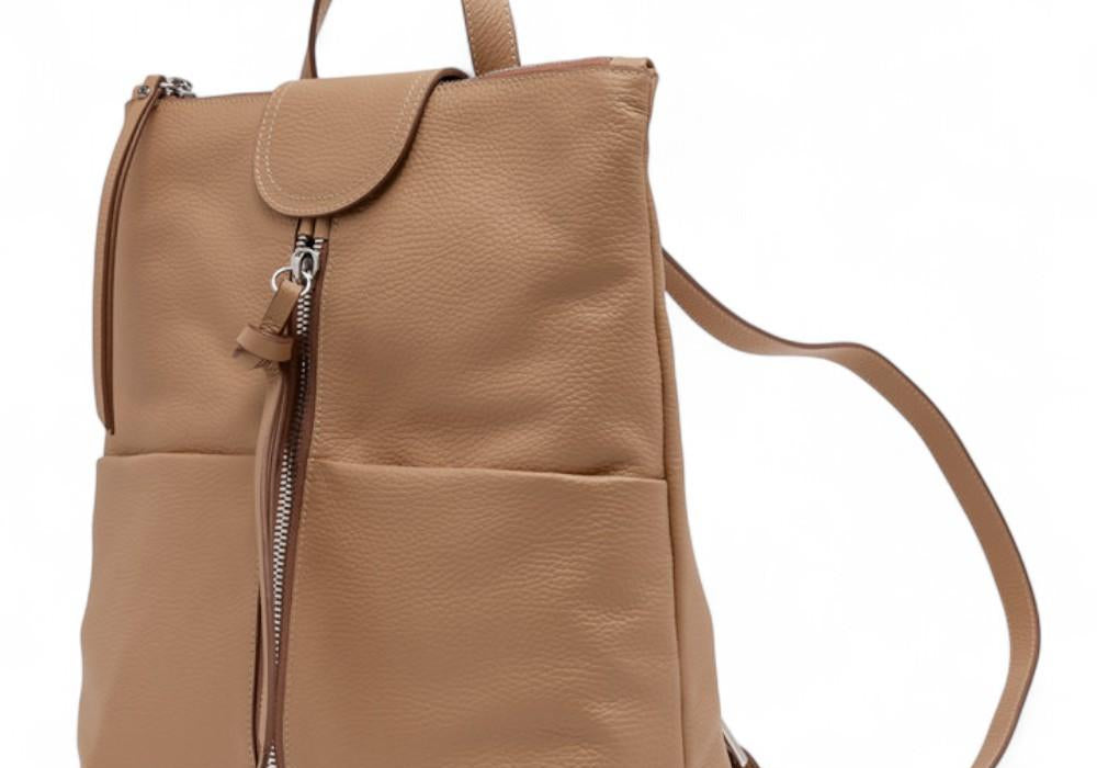 Zaino Giada pelle clay Gianni Chiarini<BR/> 