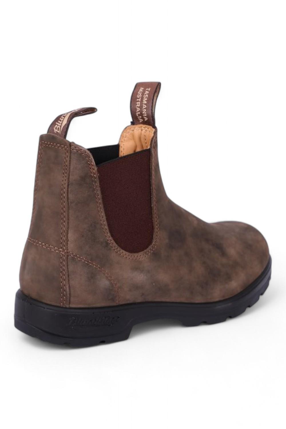 Stivaletto beatles pelle ingrassata marrone Blundstone donna 