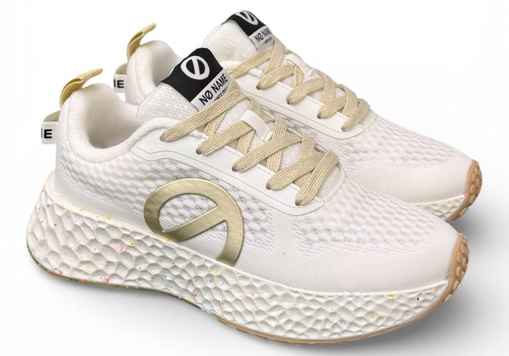 Sneaker donna No Name Carter Fly white gold 