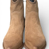 Stivaletto texano suede beige Metisse<BR/> 