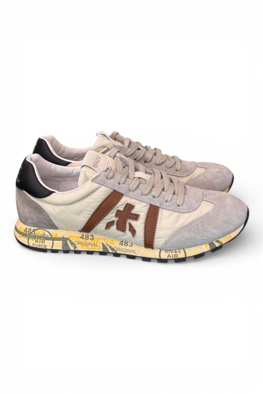 Sneaker uomo Lucy 8189 beige marrone 