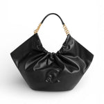 Borsa Smash medium chain pelle nera Coccinelle 