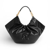 Borsa Smash medium chain pelle nera Coccinelle 