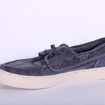 Scarpa barca tela blu Natural World 