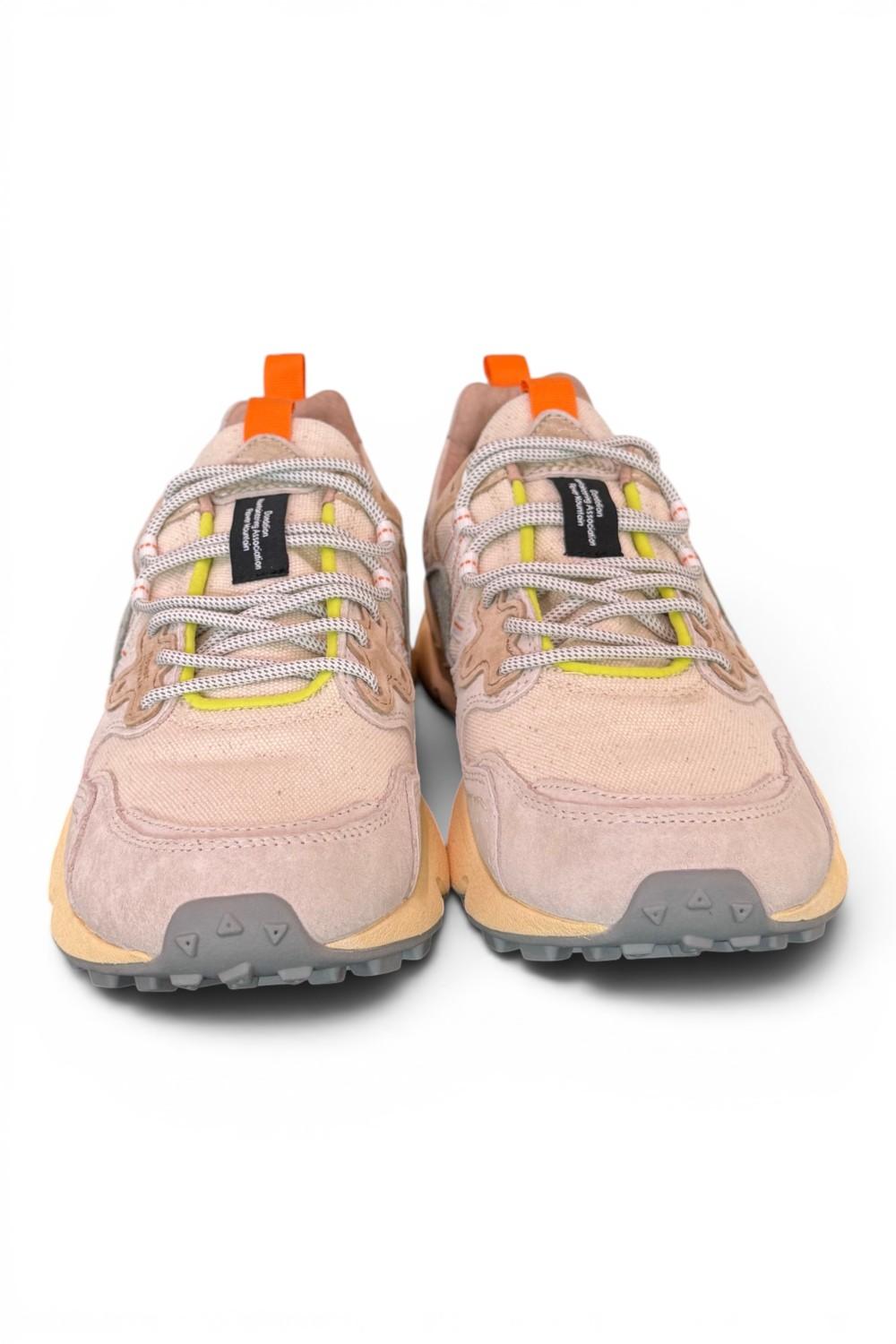Sneaker uomo Yamano 3 1N48 Canvas O.White Sage Flower Mountain 