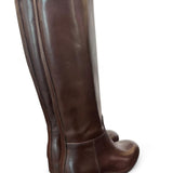 Stivale cavallerizzo tubo pelle moro Anima <BR/> 