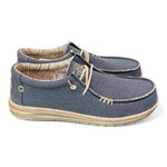 Sneaker uomo wally braided blu night Hey Dude 
