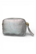 Borsina camera case pelle argento