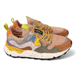 Sneaker donna Flower Mountain Yamano 3 4D52 Teddy mud grey 