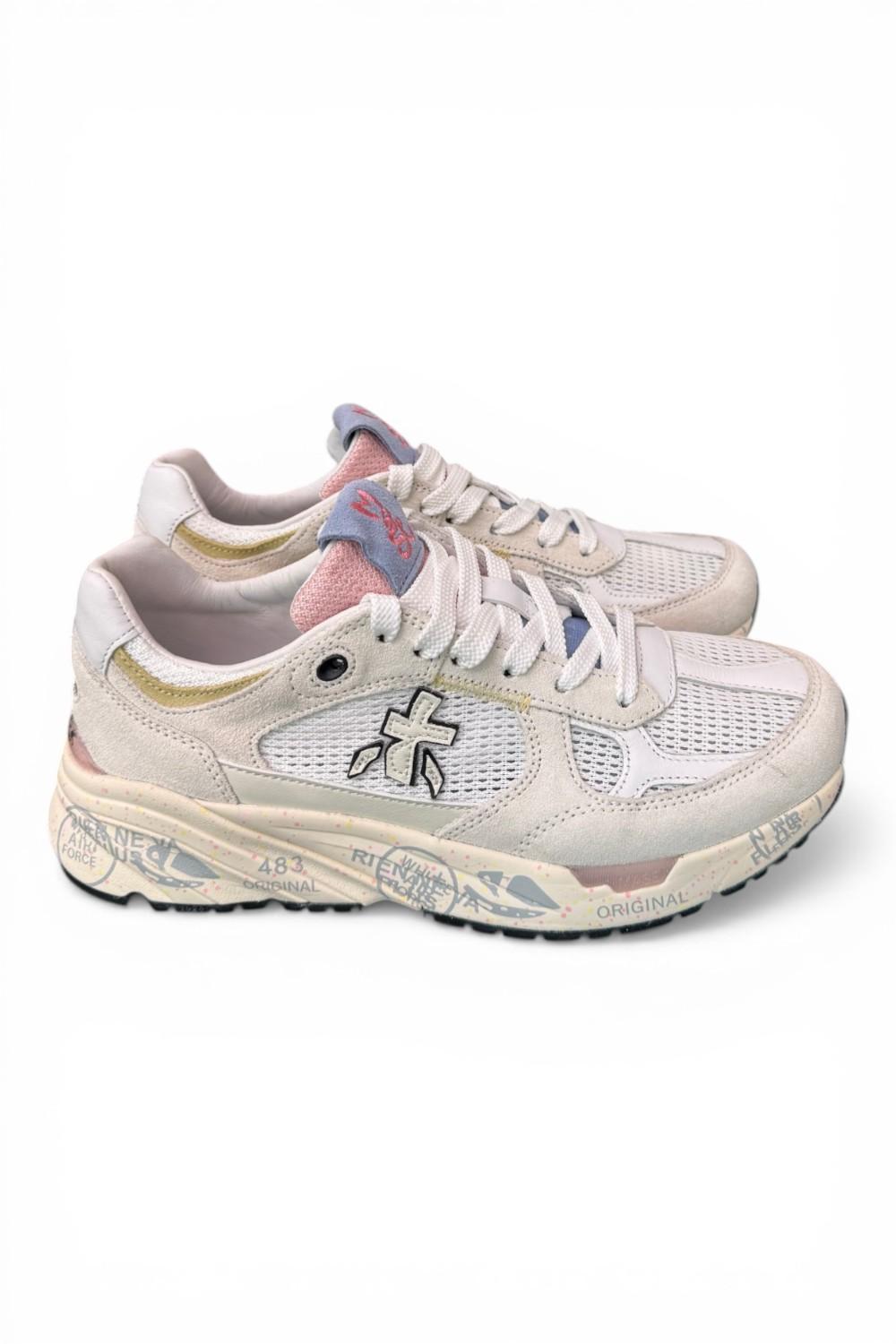 Sneaker donna Mased 8206 Premiata forata bianca 